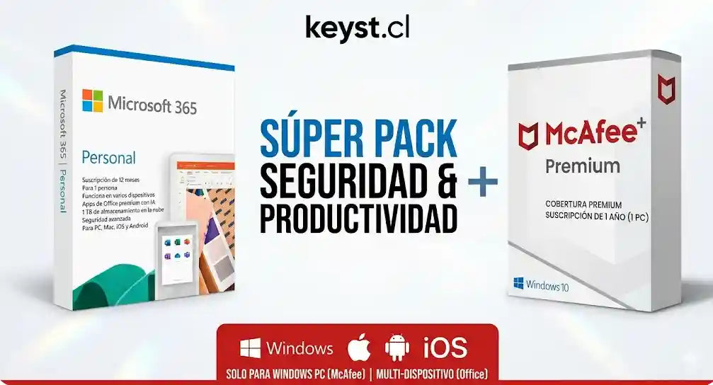 Microsoft Office 365 Personal - Cuenta Nueva (Uso Indefinido) - Entrega Inmediata