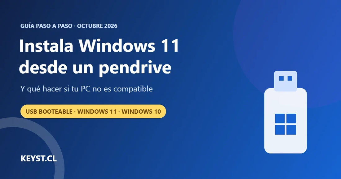 Cómo instalar Windows 11 desde un pendrive - Keyst