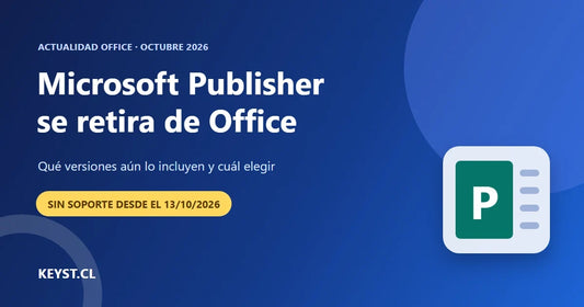 Microsoft Publisher se retira de Office: fin de soporte el 13 de octubre de 2026