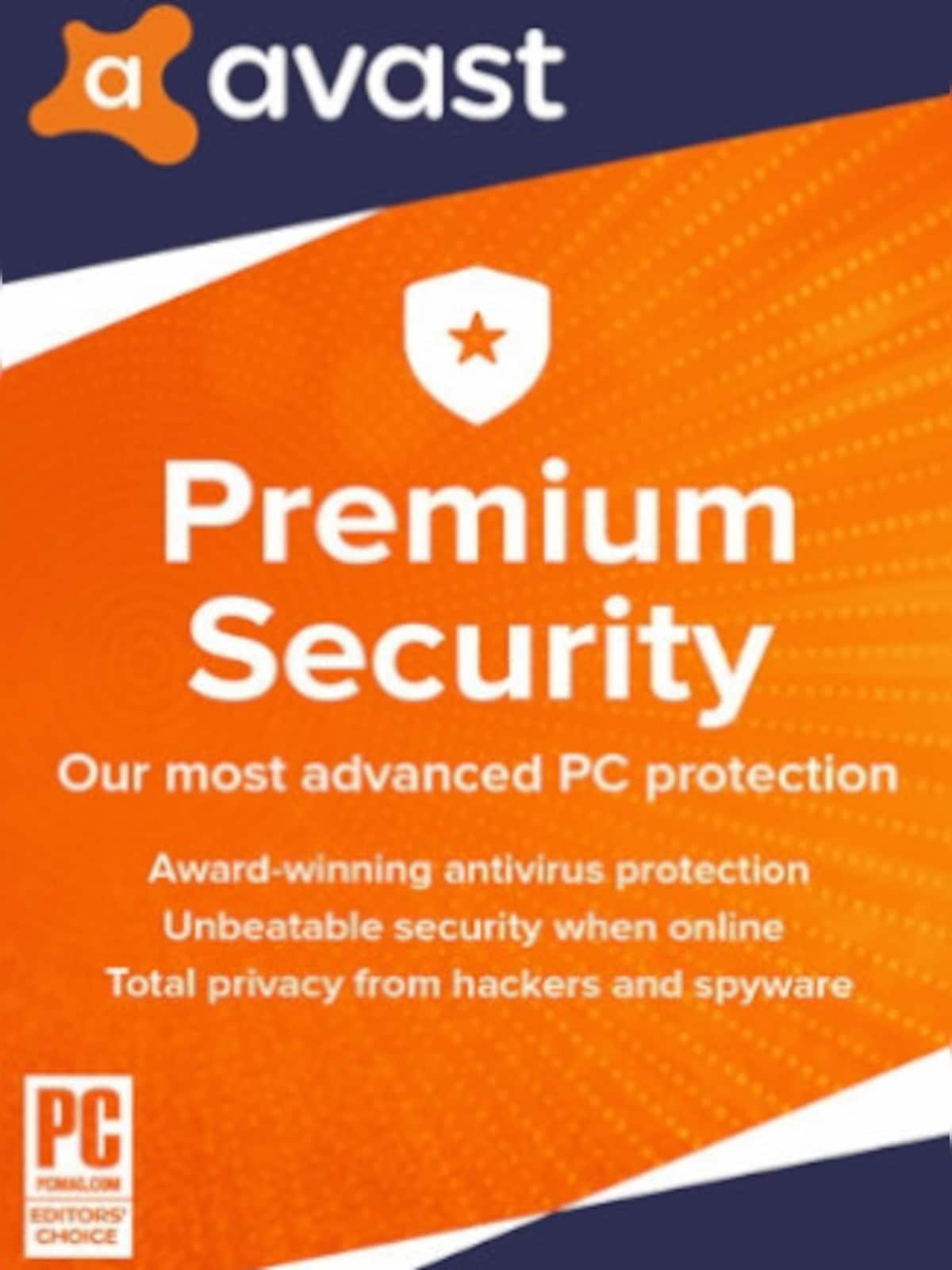 Avast Premium Security para 1 PC durante 1 año - imagen oficial del producto