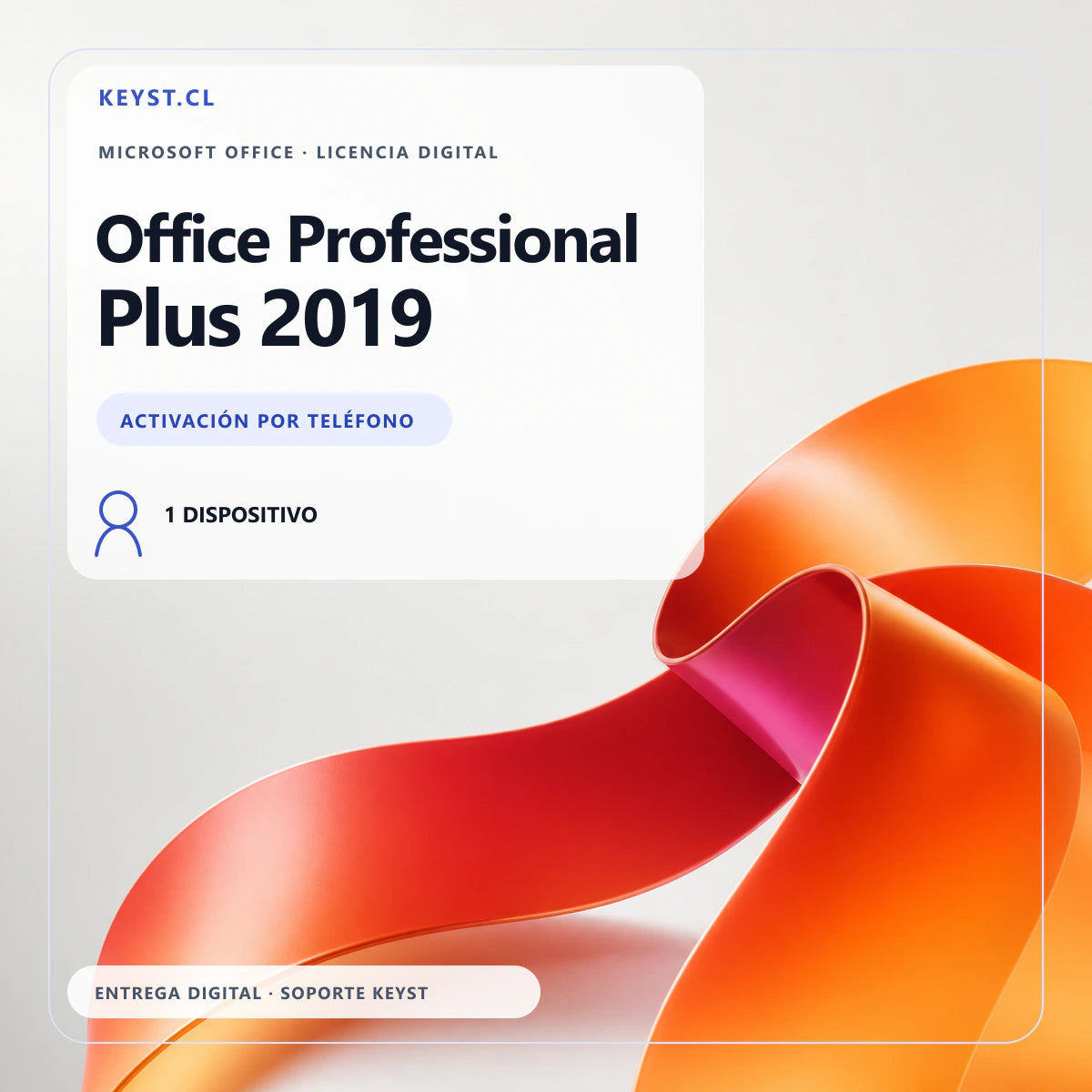 Microsoft Office 2019 Professional Plus para Windows con activación telefónica